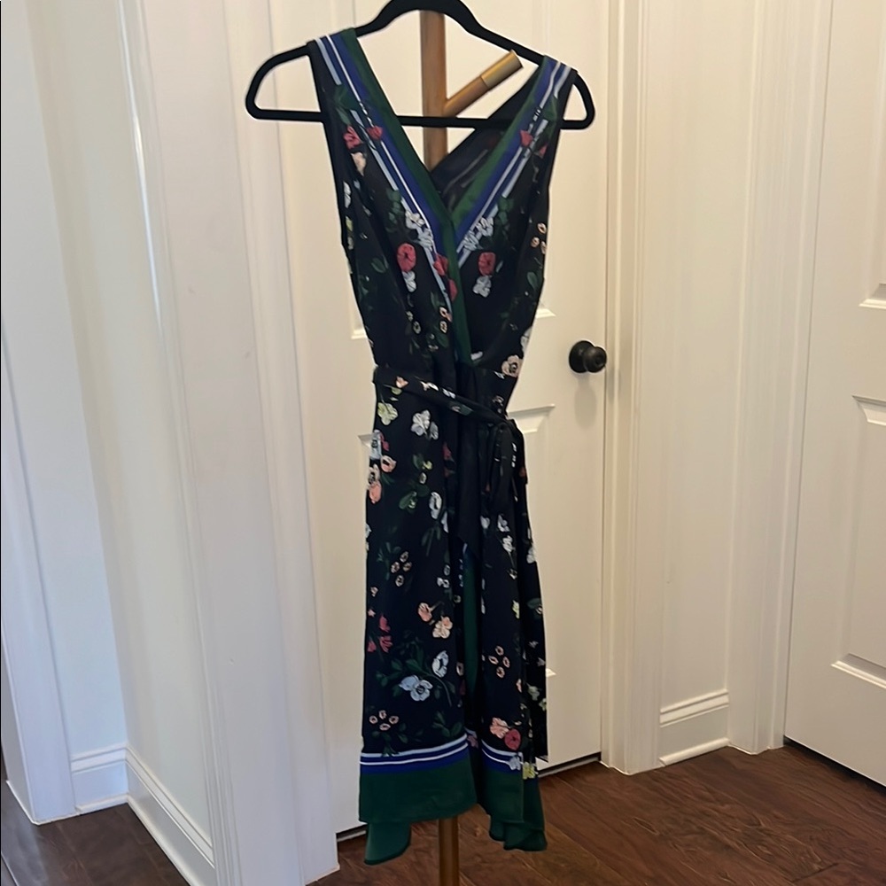 Floral Black Dress